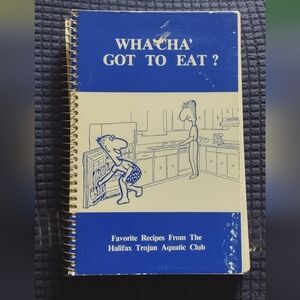 VINTAGE 1986 Halifax Trojan Aquatic Club cookbook